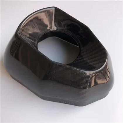 Silenciador de motocicleta de fibra de carbono