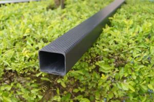 Buena calidad 1,8 metros longitud tubo cuadrado de fibra de carbono con precio bajo