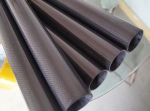 Peso ligero fibra de carbono de 25mm tubo Flexible