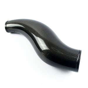 Codo de la fibra de carbono para el tubo de escape automotriz del tubo de entrada