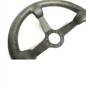 Rueda de dirección de fibra de carbono de tela forjada