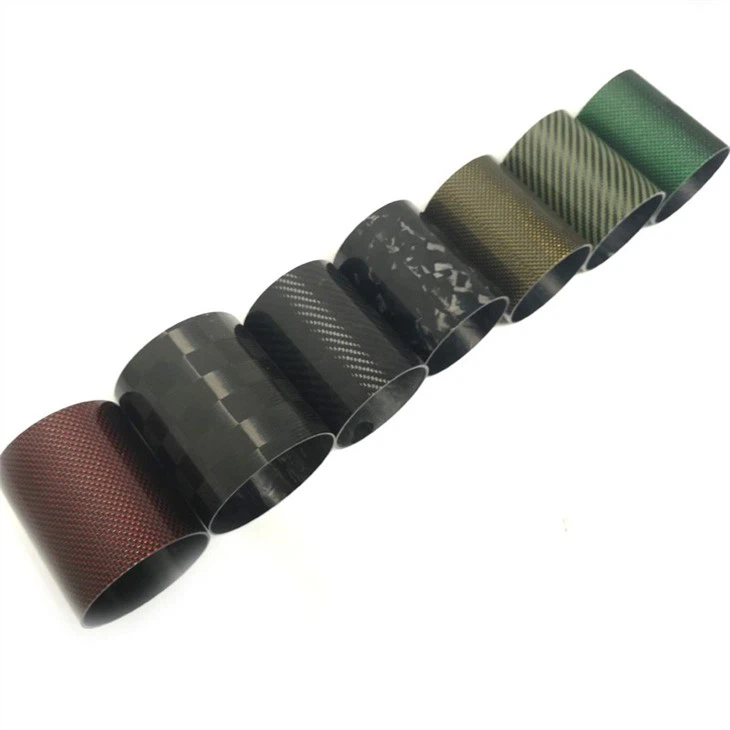 Colored Carbon Fiber Tube For Shisha Pipe