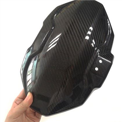 Pieza de motocicleta de fibra de carbono