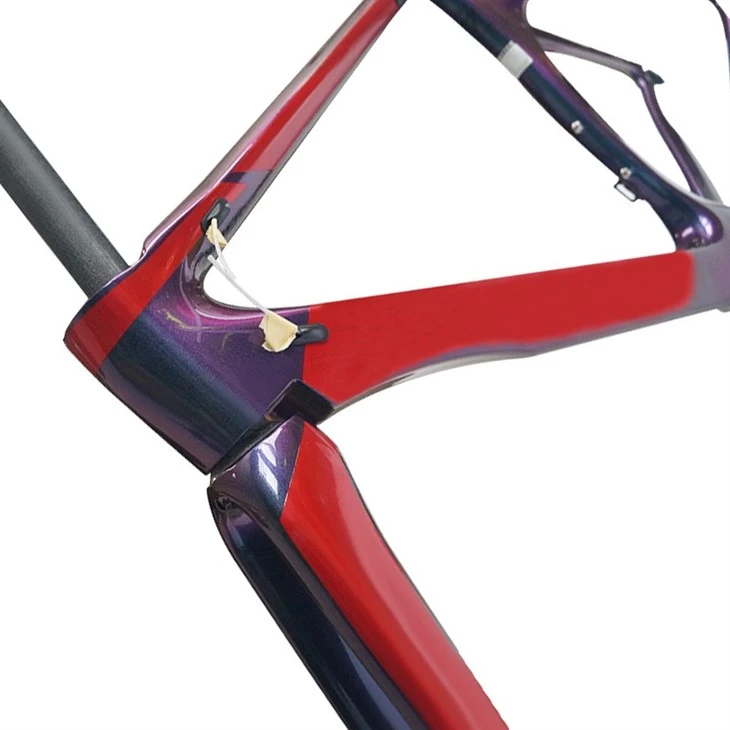 Carbon Fiber Red Bicycle Frame.1