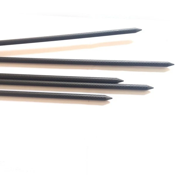 carbon fiber rod with sharp corner